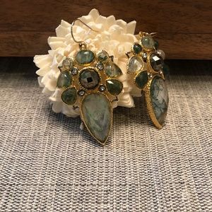 Alexis Bittar Goldtone Multistone Earrings